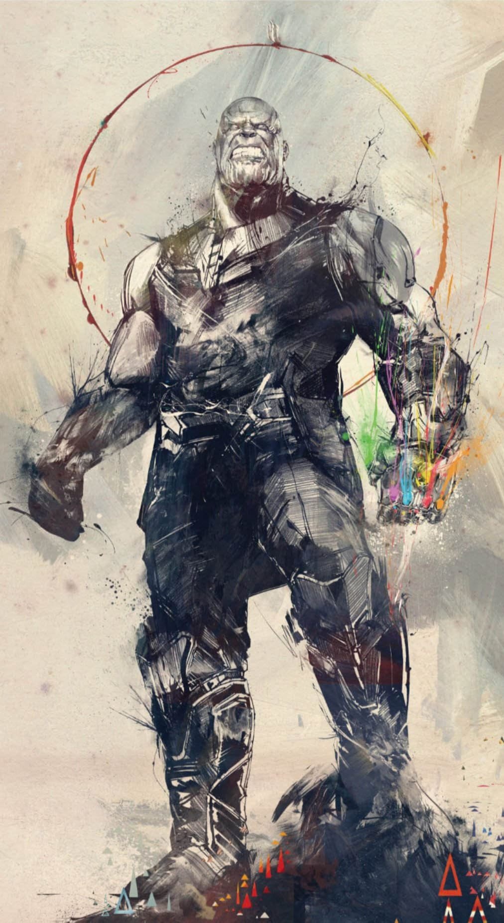 iphone 13 pro max wallpaper untitled Avengers Infinity War artwork Thanos Infinity Gauntlet