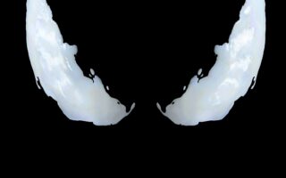 iphone 13 pro max wallpaper venom movie superheroes logo hd 4k 5k 8k black background scaled