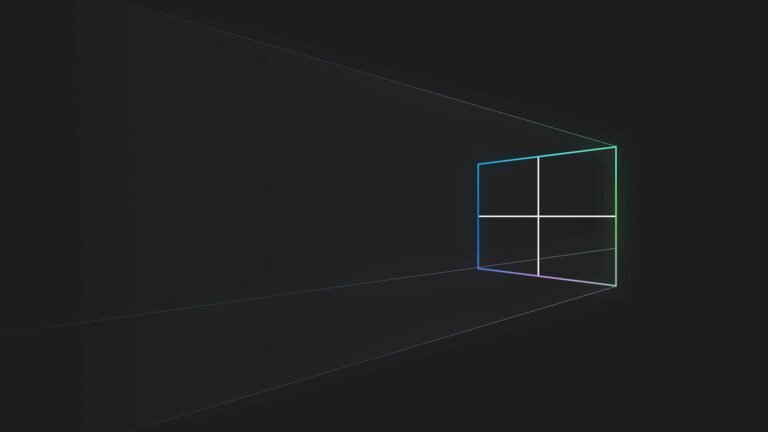 4K classic Black Windows 11 Background