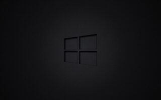 4K classic black matt Windows 11 Background