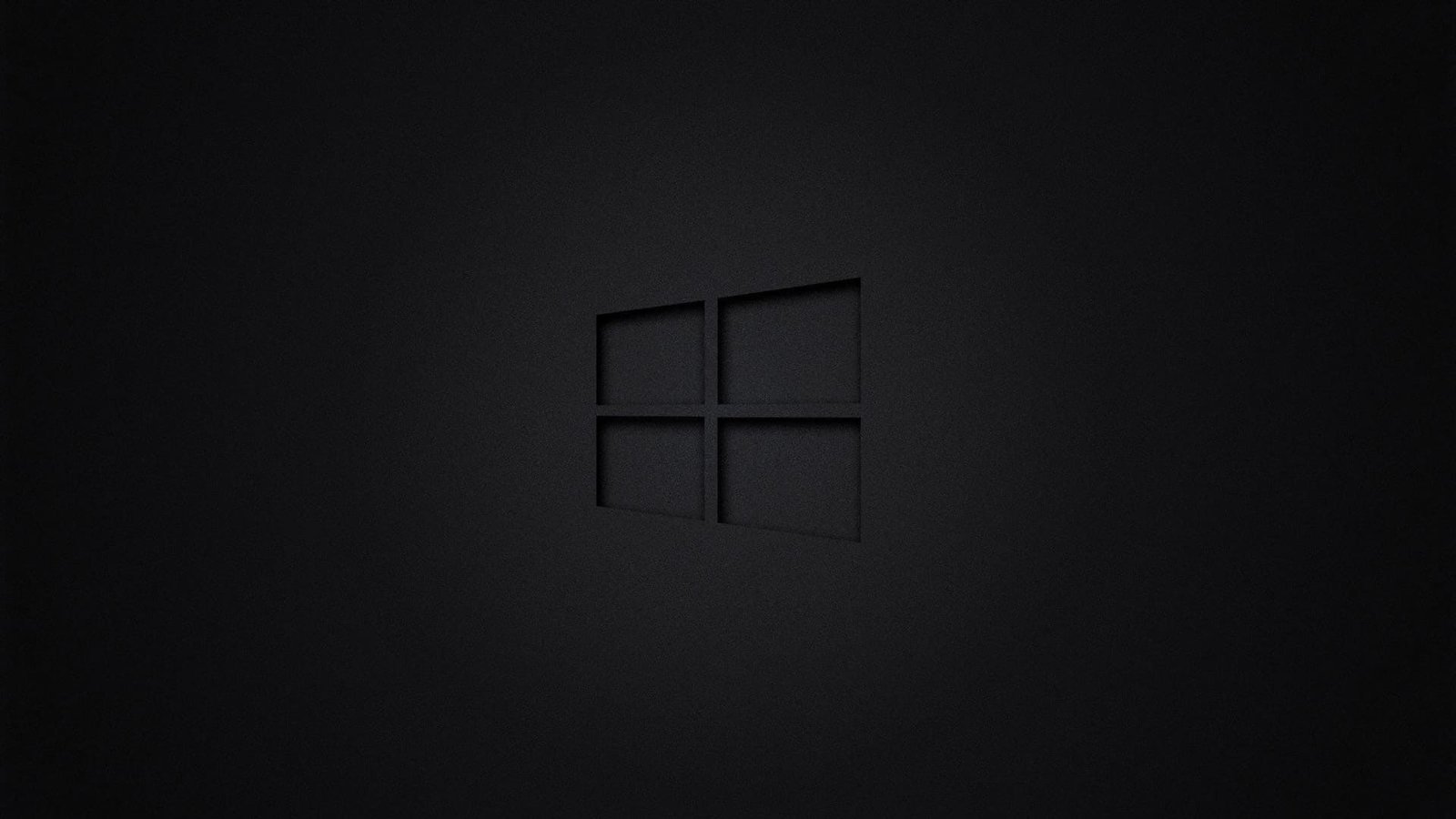 4K classic black matt Windows 11 Background
