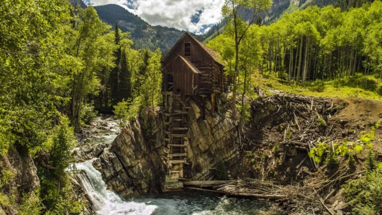 4K nature house forestWindows 11 Wallpaper scaled