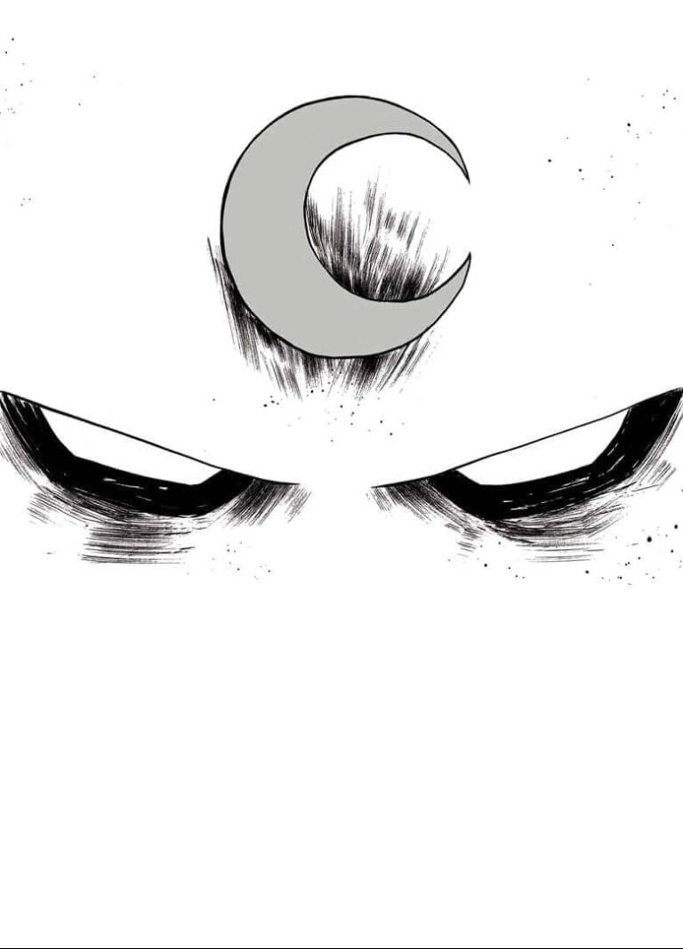 Best Minimalist HD wallpaper moon knight studio shot white background copy space indoors