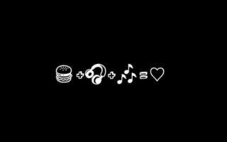 HD Black equation for Love Emo iphone background