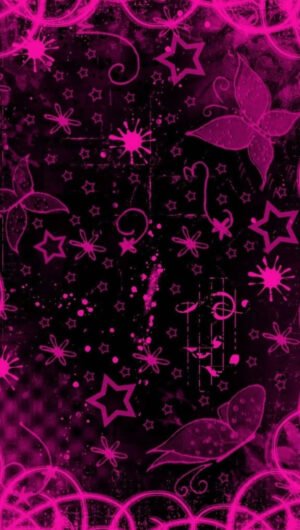 HD Cool pink Emo iphone wallpaper