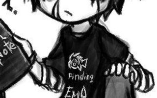 HD Cute Art Anime Emo iphone wallpaper