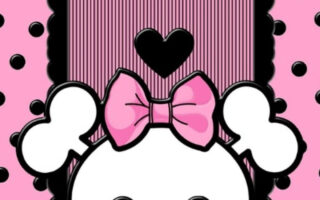 HD Pink and Cute Emo iphone background