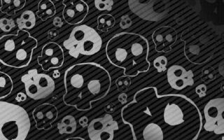 HD minimal horror emo iPhone Wallpaper