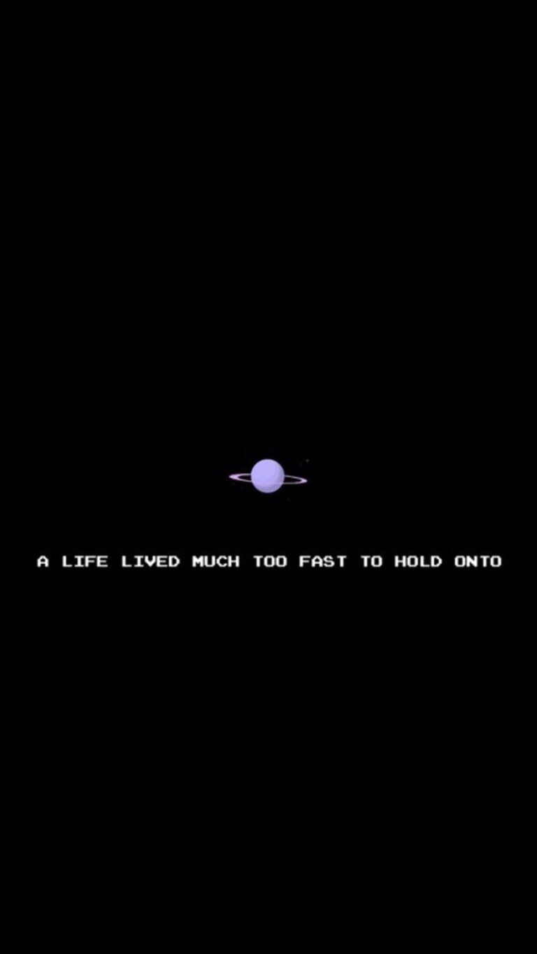 Life Lived much too fast to hold onto HD Quote emo iphone wallpaper