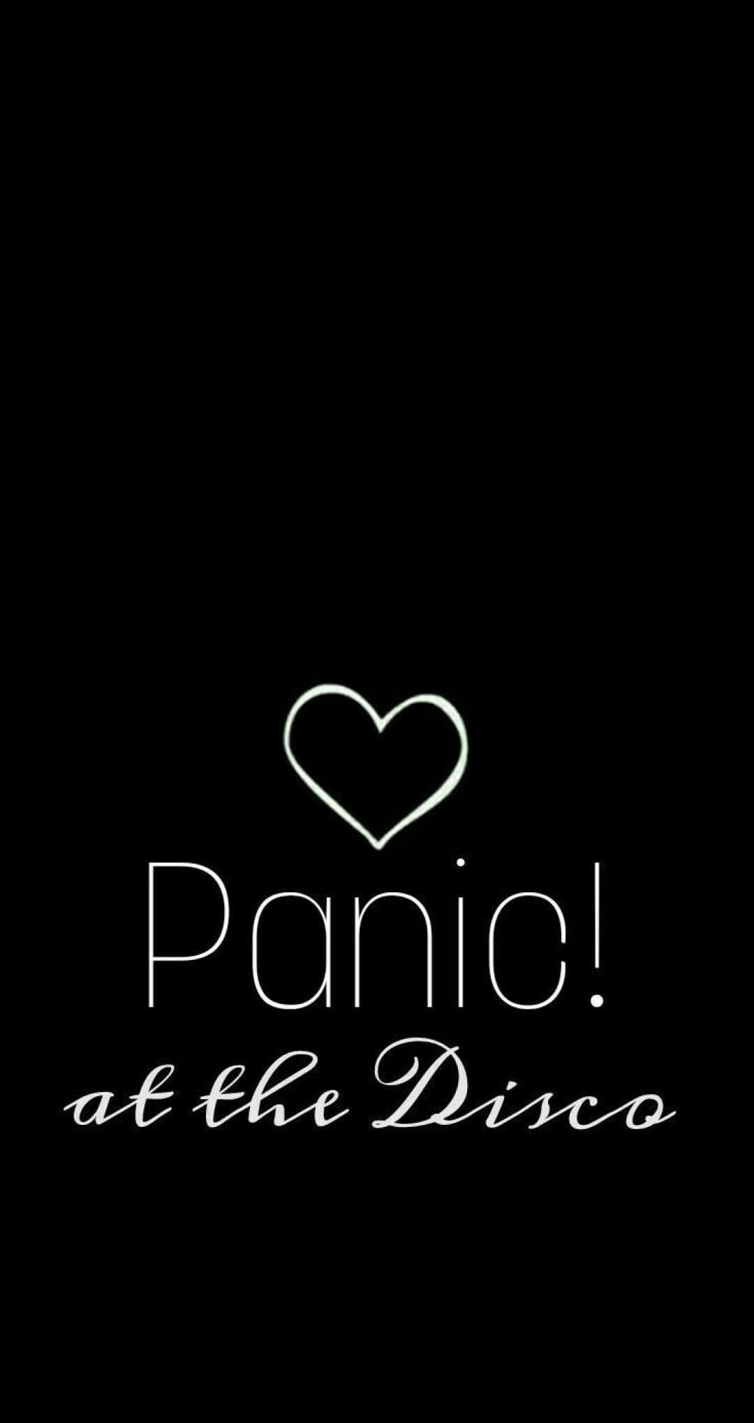 Panic at the disco HD Quote Black Love Emo iphone wallpaper