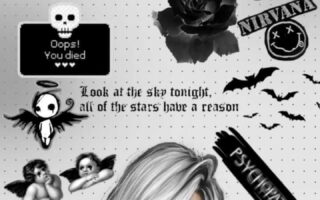 Super Cool HD Aesthetic Psychopath Emo iphone background
