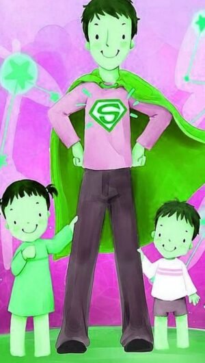 My super Dad happy fathers day images 2022 iphone wallpaper