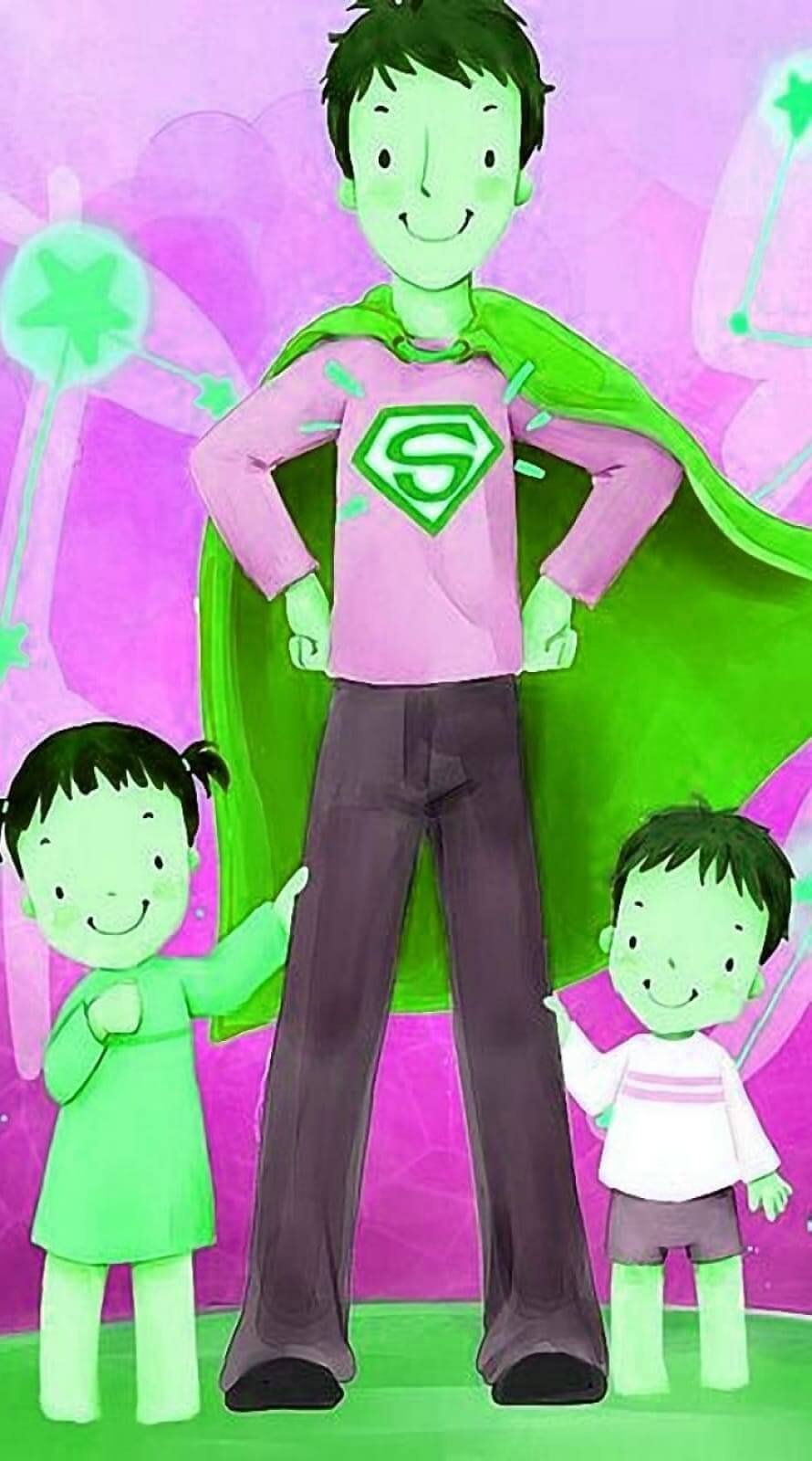 My super Dad happy fathers day images 2022 iphone wallpaper