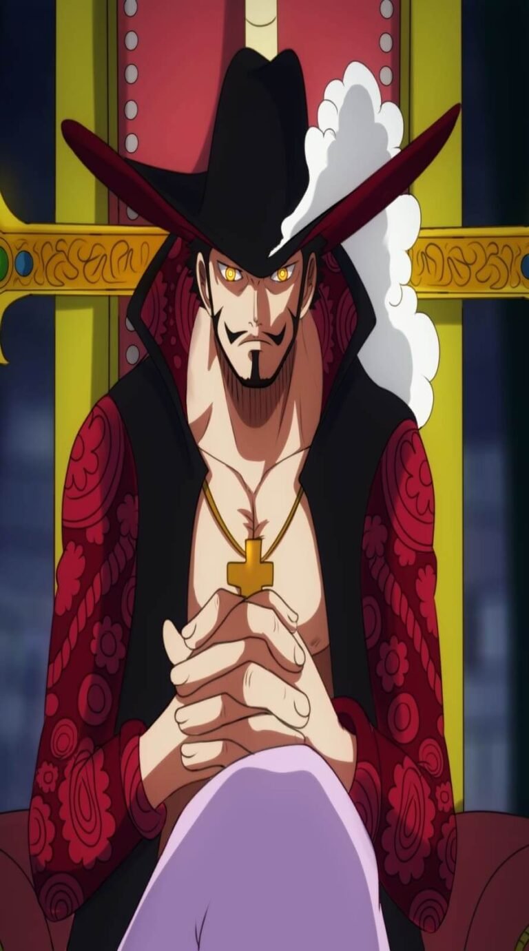 4K Dracule Mihawk one piece anime character wallpaper 4k iPhone 14 pro max Wallpaper 3