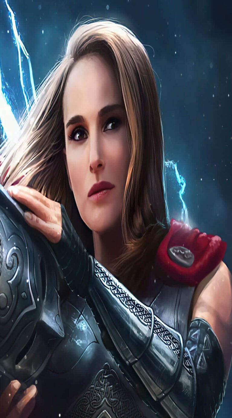 4K Jane Foster Thor Love And Thunder Movies iPhone 14 pro max Wallpaper 18