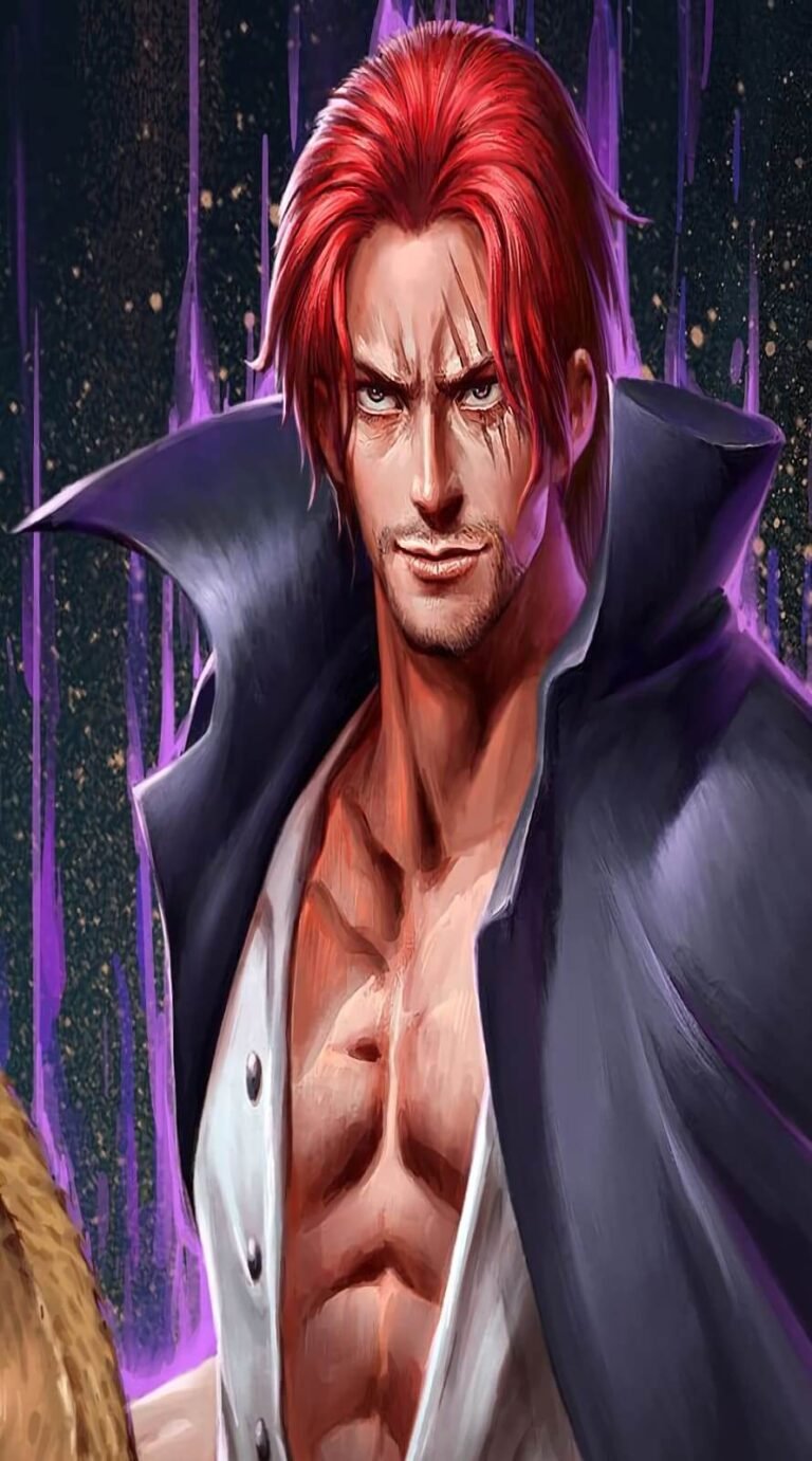4K art Shanks Yonko one piece anime character wallpaper iPhone 14 pro Wallpaper 8
