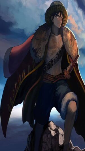 4K monkey d luffy one piece anime character iPhone 14 pro Wallpaper 5