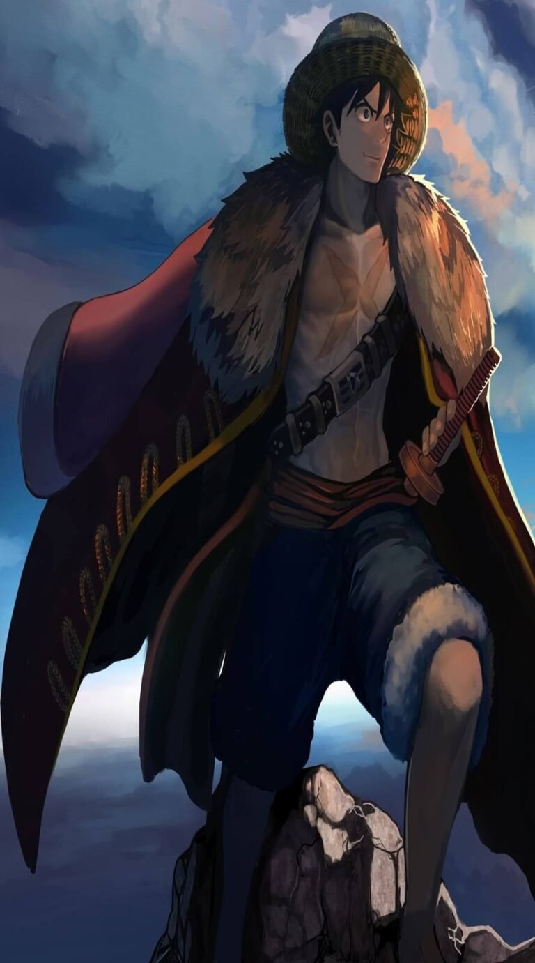 4K monkey d luffy one piece anime character iPhone 14 pro Wallpaper 5