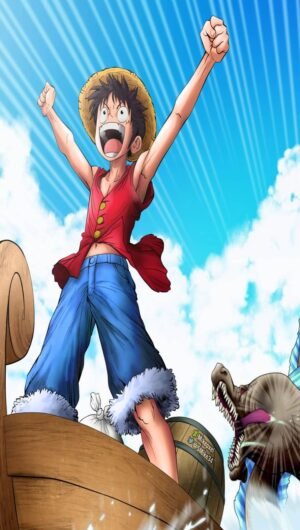 Amazing monkey d luffy one piece anime character wallpaper 4k iPhone 14 pro max Wallpaper 21