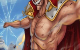 Bes image White bird one piece anime character Edward Newgate iPhone 14 pro Wallpaper