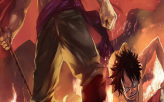 Best King4K White bird Monkey d luffy one piece anime character wallpaper iPhone 14 pro Wallpaper 18