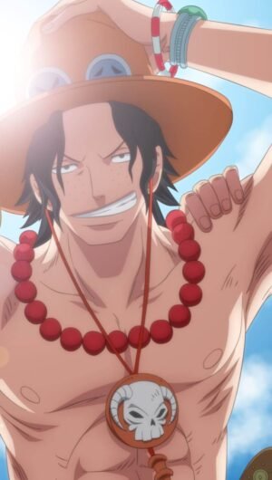 Best Portgas D Ace one piece anime character wallpaper iPhone 14 pro Wallpaper 13