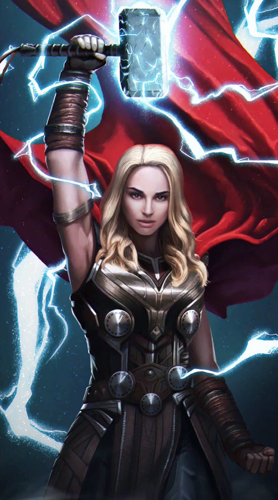 HD Jane Foster Thor Love And Thunder 8k Ultra HD Wallpaper iPhone 14 Backgound 69