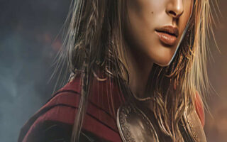 Natalie Portman Thor Love And Thunder movie iPhone 14 pro max Wallpaper 12