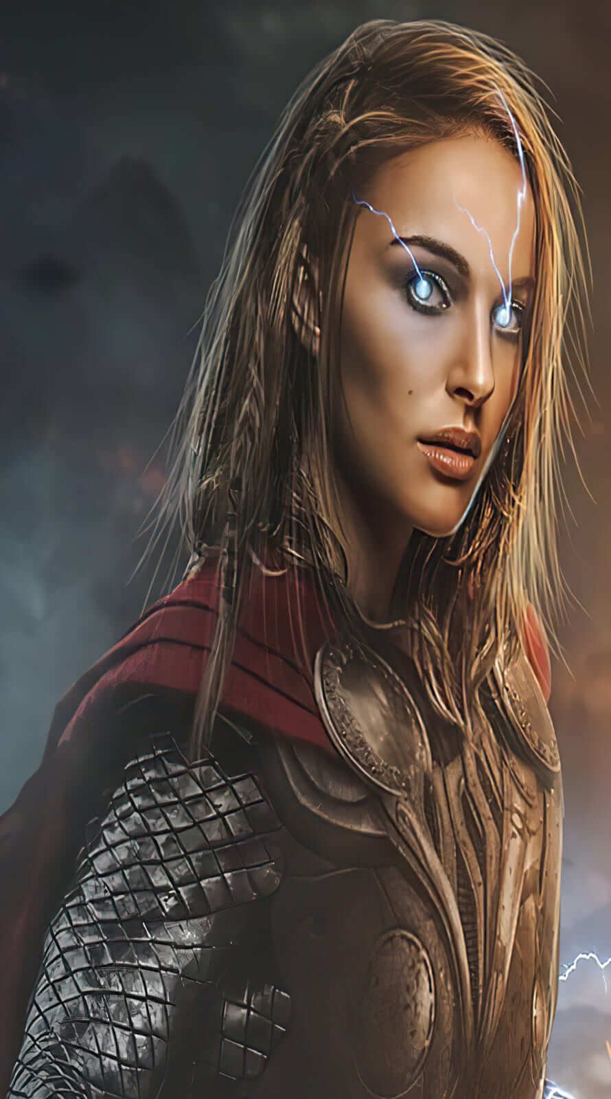 Natalie Portman Thor Love And Thunder movie iPhone 14 pro max Wallpaper 12