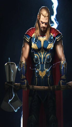 Thor Love And Thunder 8k Ultra HD Wallpaper iPhone 14 Backgound 72
