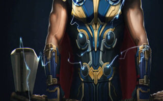 Thor Love And Thunder 8k Ultra HD Wallpaper iPhone 14 Backgound 72