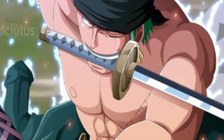 Top 4K Roronoa zoro art one piece anime character wallpaper iPhone 14 pro Wallpaper 17