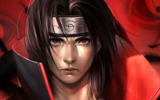 4K Moon iTachi Wallpaper for iPhone Backgrounds from Naruto anime
