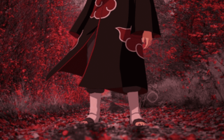 4K Moon iTachi Wallpaper for iPhone Backgrounds from Naruto anime