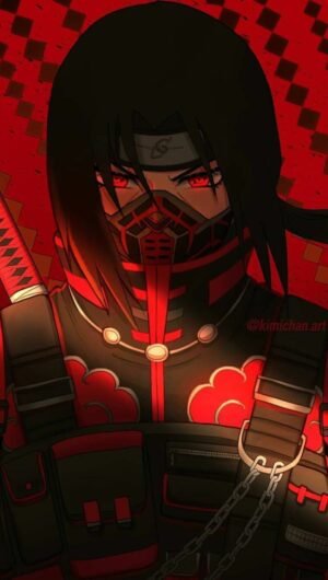 4K Moon iTachi Wallpaper for iPhone Backgrounds from Naruto anime 11