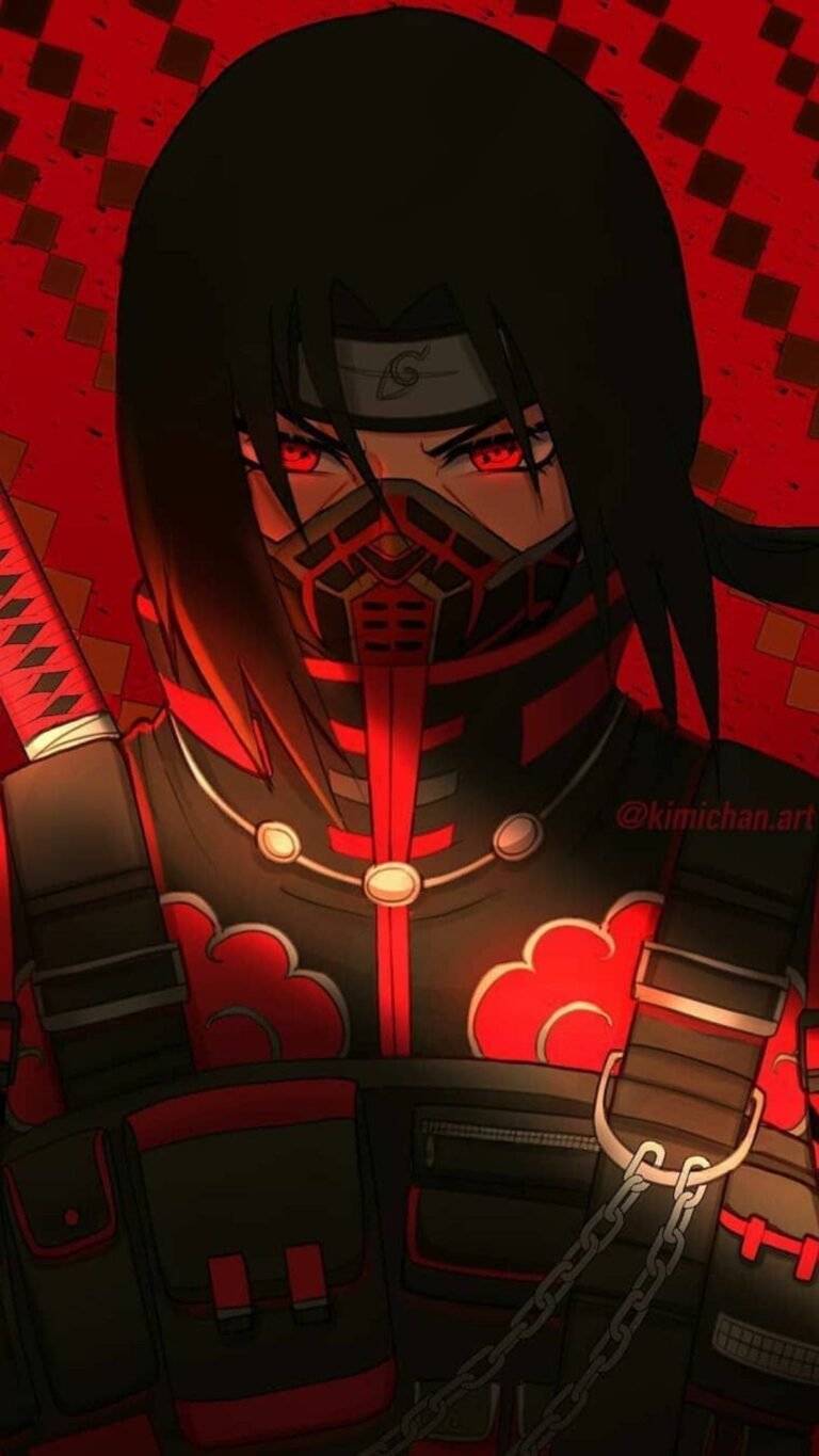 4K Moon iTachi Wallpaper for iPhone Backgrounds from Naruto anime 11