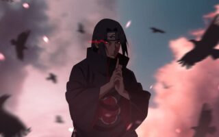 4K Moon iTachi Wallpaper for iPhone Backgrounds from Naruto anime 12