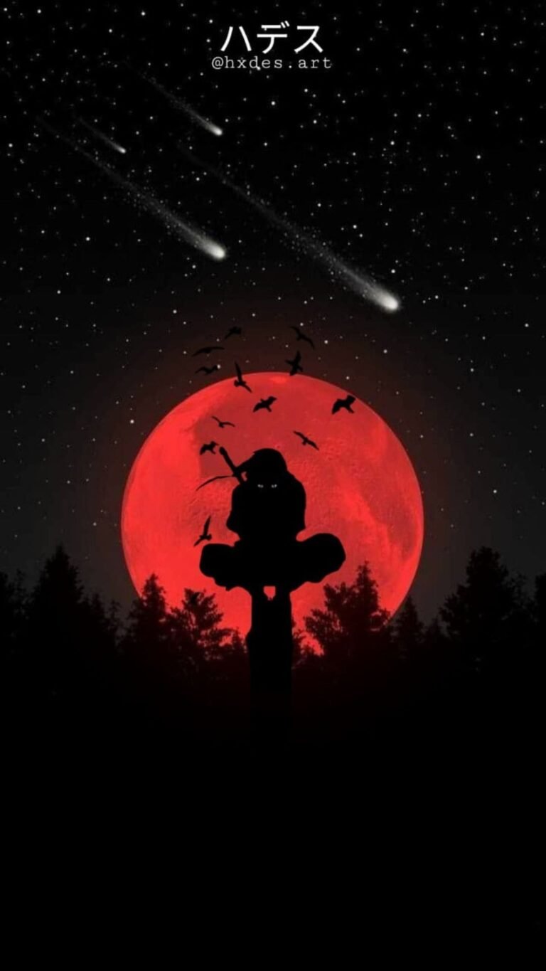4K Moon iTachi Wallpaper for iPhone Backgrounds from Naruto anime 14