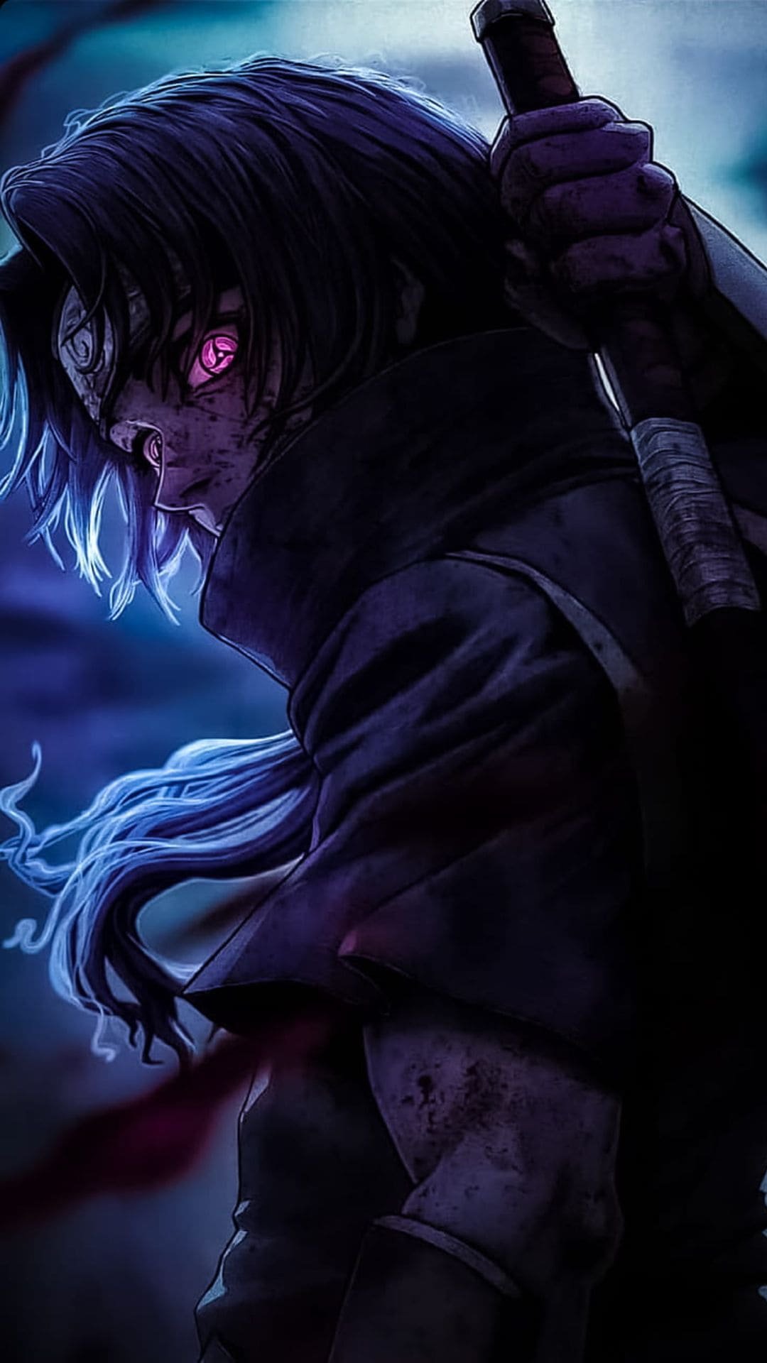 4K Moon iTachi Wallpaper for iPhone Backgrounds from Naruto anime 16