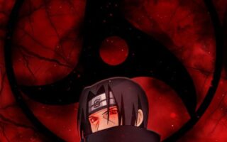 4K Moon iTachi Wallpaper for iPhone Backgrounds from Naruto anime 2