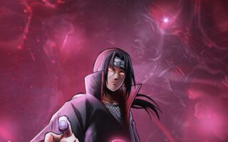 4K Moon iTachi Wallpaper for iPhone Backgrounds from Naruto anime 4