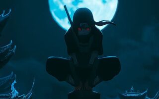 4K Moon iTachi Wallpaper for iPhone Backgrounds from Naruto anime 6