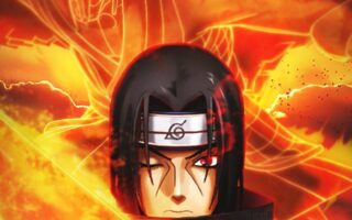 4K Moon iTachi Wallpaper for iPhone Backgrounds from Naruto anime 9