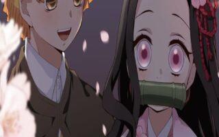 4k Nezuko x Zenitsu Wallpaper from Anime Demon Slayer Kimetsu no Yaiba wallpapers 18