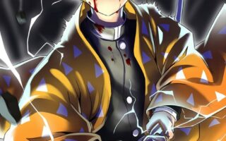 4k Sword Zenitsu Wallpaper from Anime Demon Slayer Kimetsu no Yaiba wallpapers 12