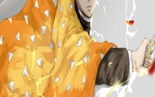 4k Sword Zenitsu Wallpaper from Anime Demon Slayer Kimetsu no Yaiba wallpapers 3