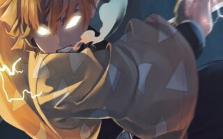 4k Sword Zenitsu Wallpaper from Anime Demon Slayer Kimetsu no Yaiba wallpapers 4