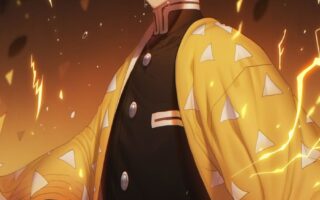 4k Zenitsu Wallpaper from Anime Demon Slayer Kimetsu no Yaiba wallpapers 21