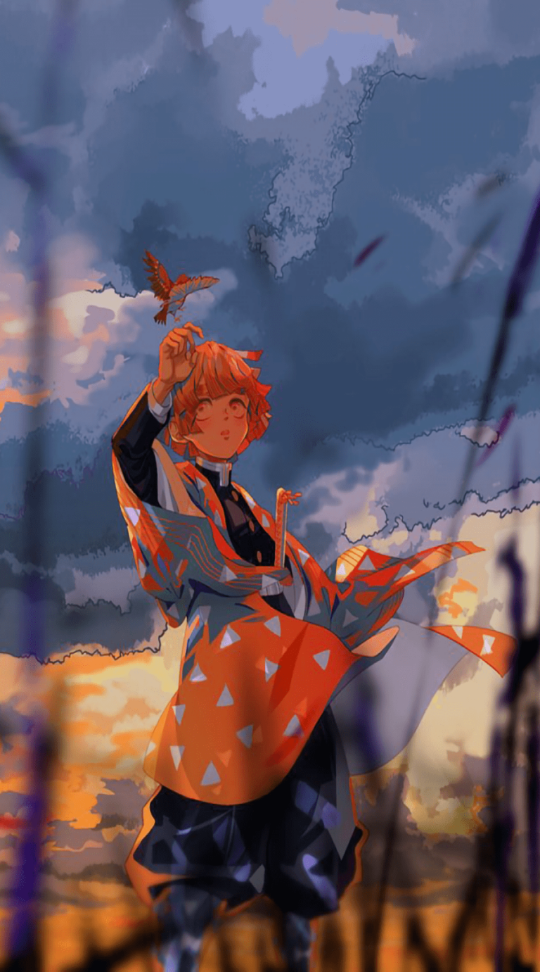 4k Zenitsu Wallpaper from Anime Demon Slayer Kimetsu no Yaiba wallpapers 9