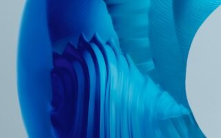 Amazing blue ios 16 lock screen wallpaper for iphone 14 pro max 2